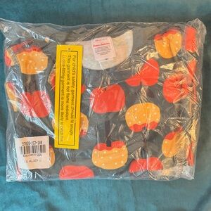 Hanna Andersson Candy Apple Long John PJs Set (kids size 10)